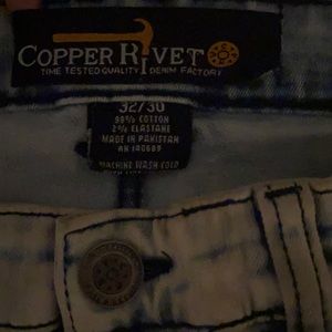 Bule “Icon” painted jeans